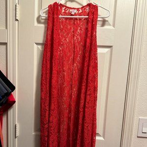 GUC LuLaRoe Joy lace duster